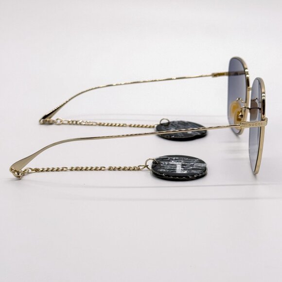 NEW GUCCI SUNGLASSES GG1030SK 001 GOLD WOMEN EYEWEAR GUCCI 